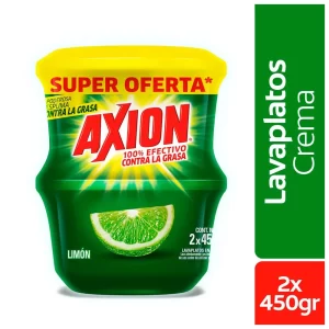 LAVAPLATOS AXION LIMON 2UN X450G